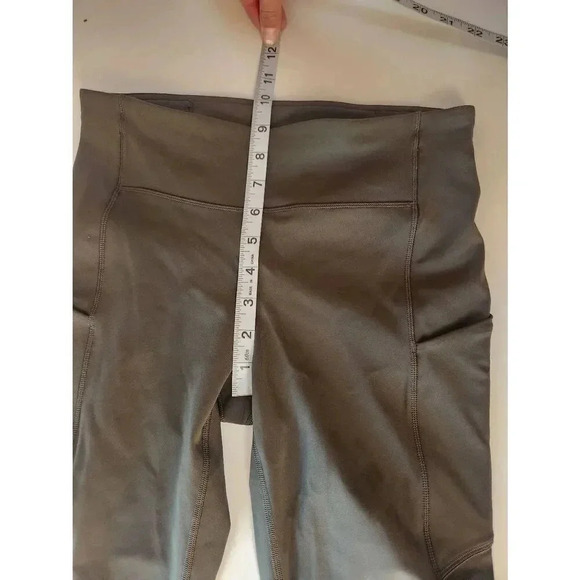 Lululemon Speed Up Crop- Leggings Dark Green Size 6 - Picture 7 of 8
